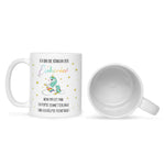 Bedruckte Tasse mit Spruch Königin der Einhörner