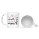 Bedruckte Tasse mit Spruch Ich bin Schwanger ich darf das