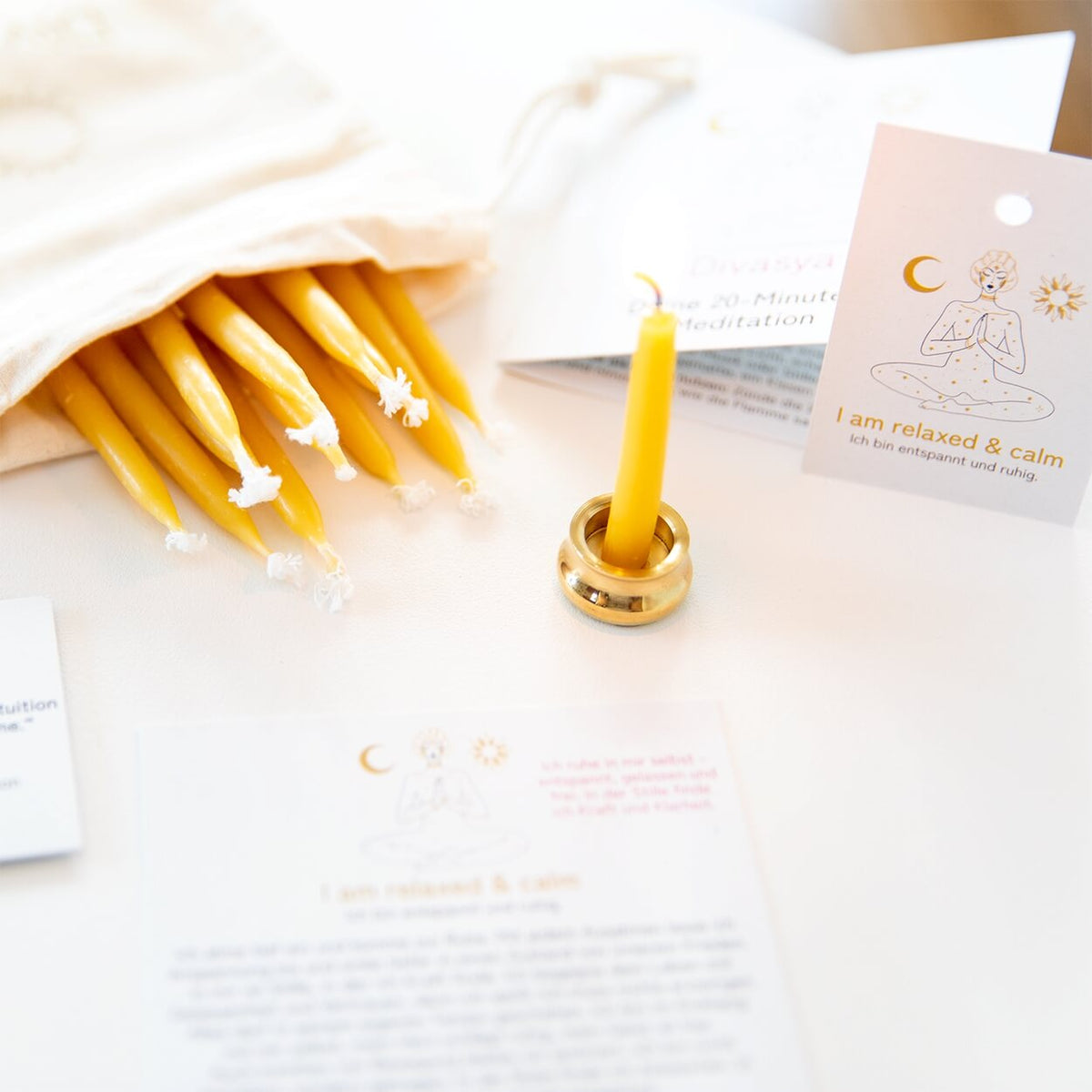 20-Minuten-Kerzen | I am enough & worthy