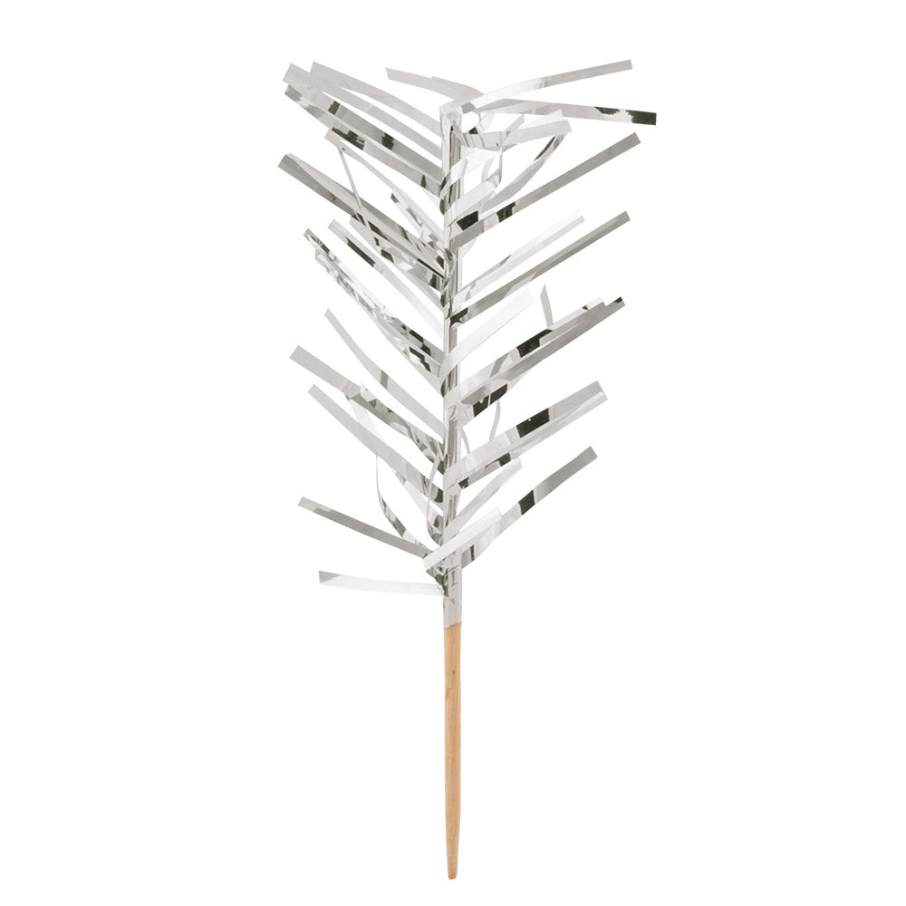 20 Cocktail-Spiesser - 10 cm Picker | Silber