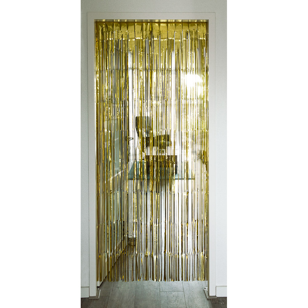 Türvorhang "Metallic" 200 x 100 cm | Gold
