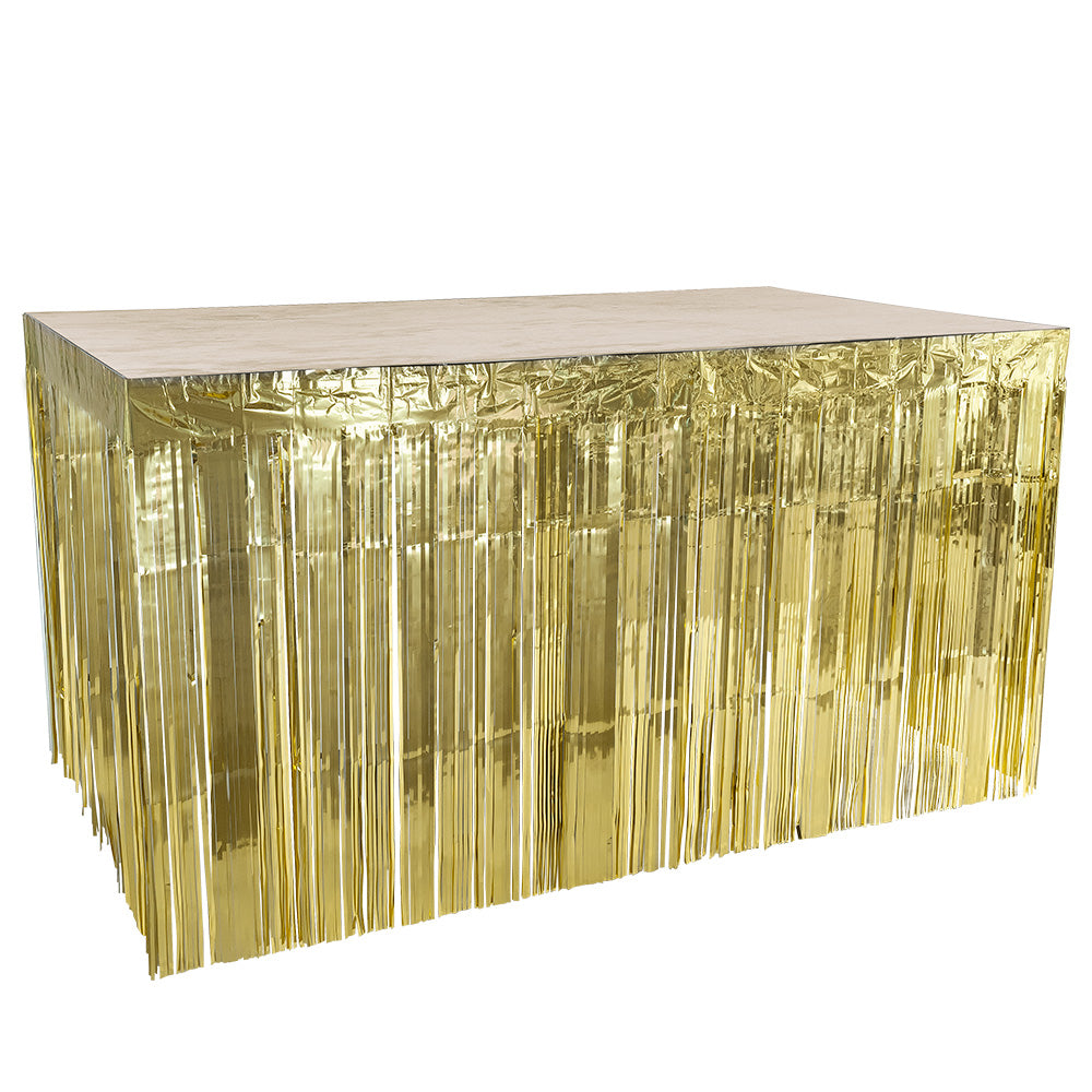 Tischrock "Metallic" 300 x 74 cm | Gold