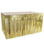 Tischrock "Metallic" 300 x 74 cm | Gold