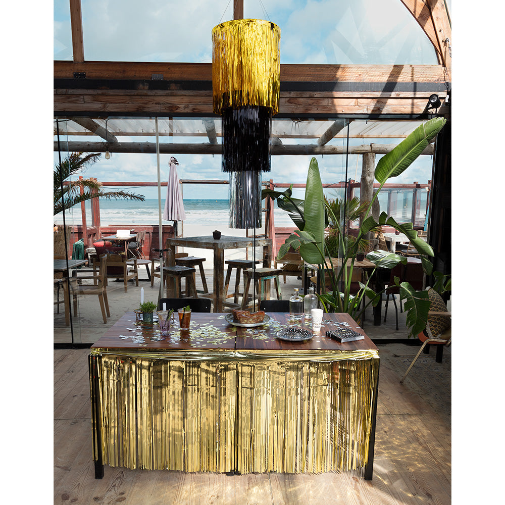 Tischrock "Metallic" 300 x 74 cm | Gold