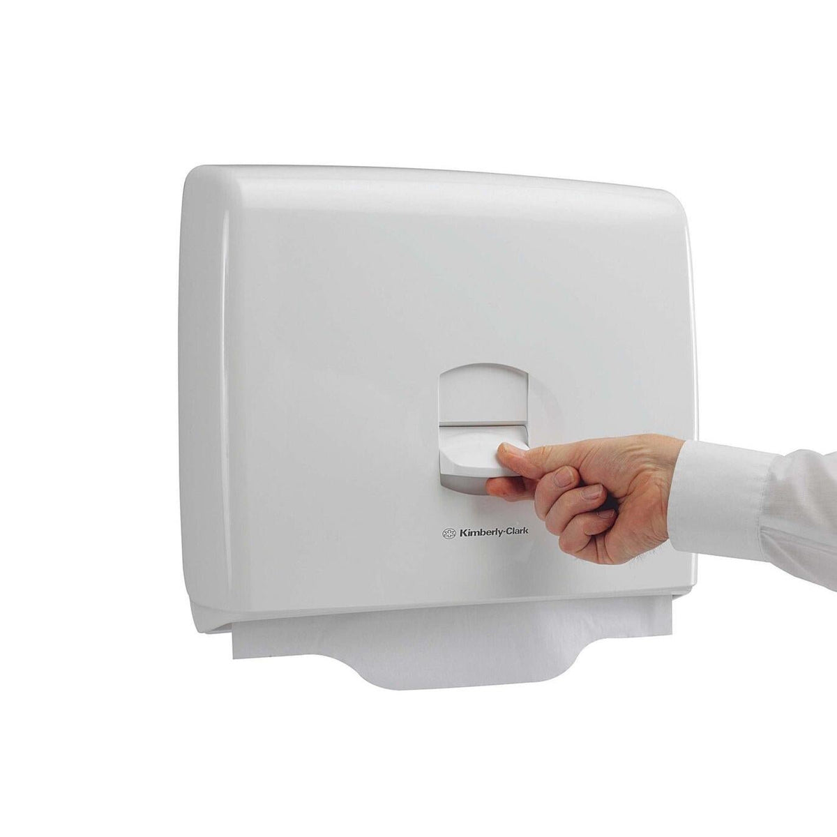 Aquarius™ Toilettensitzauflagenspender - Weiß - 1 Dispenser | Karton (1 Spender)