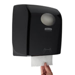 Aquarius™ Rollenhandtuchspender - Schwarz - 38.20 cm x 30.90 cm x 24.00 cm | Karton (1 Spender)