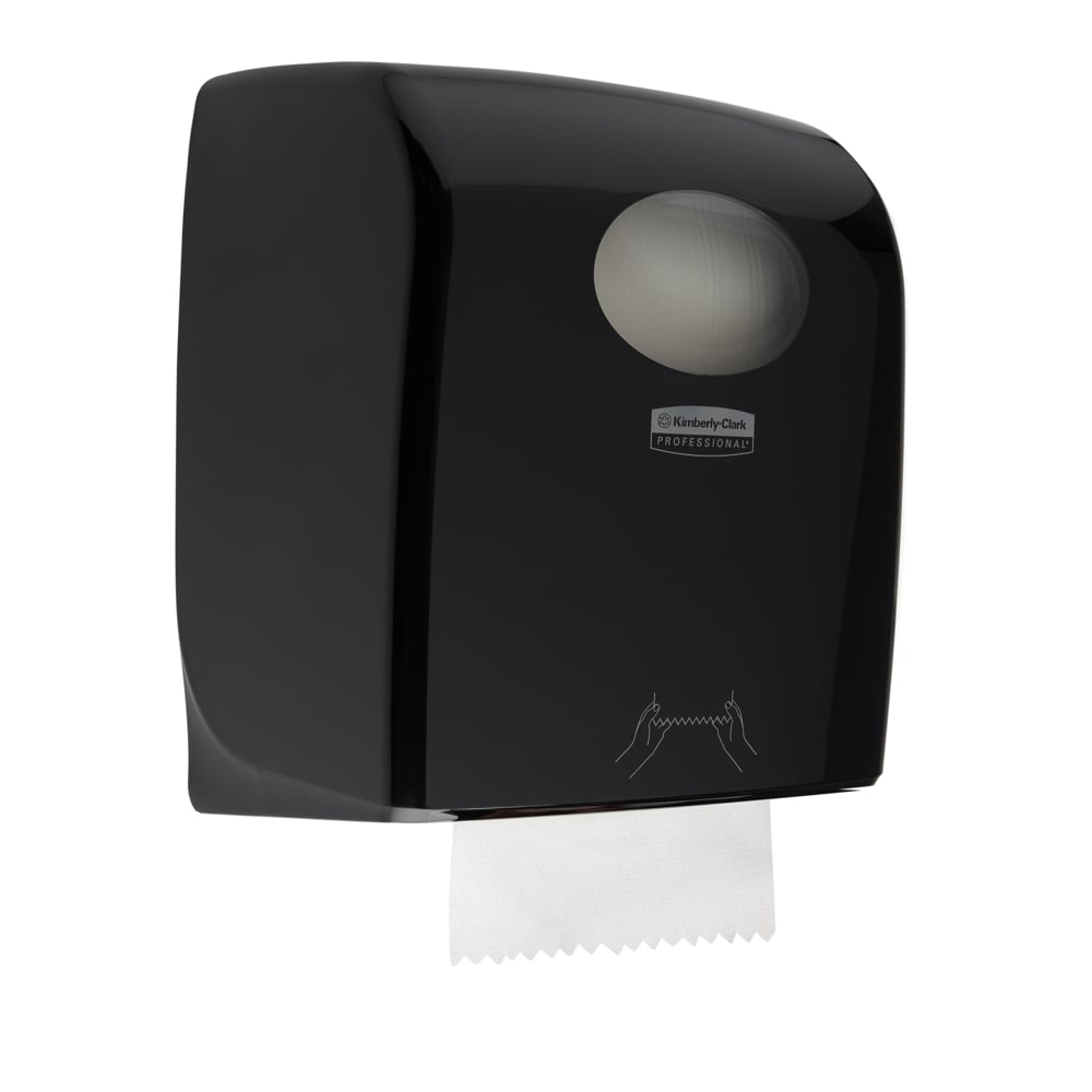 Aquarius™ Rollenhandtuchspender - Schwarz - 38.20 cm x 30.90 cm x 24.00 cm | Karton (1 Spender)