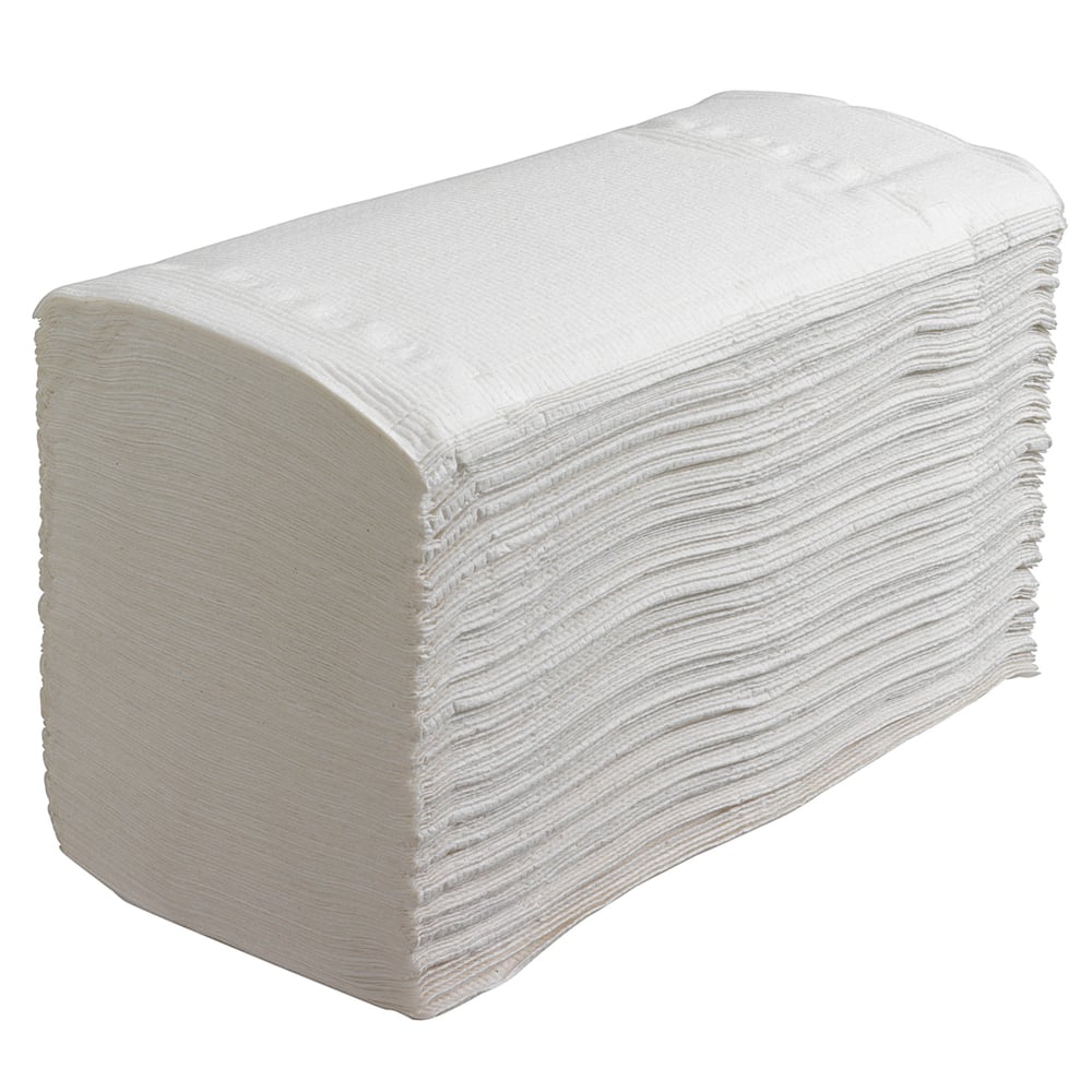 Scott® CONTROL™ Falthandtücher - Weiß - 15 Clips  x 212 Sheets | Karton (15 Päckchen)