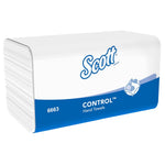 Scott® CONTROL™ Falthandtücher - Weiß - 15 Clips  x 212 Sheets | Karton (15 Päckchen)