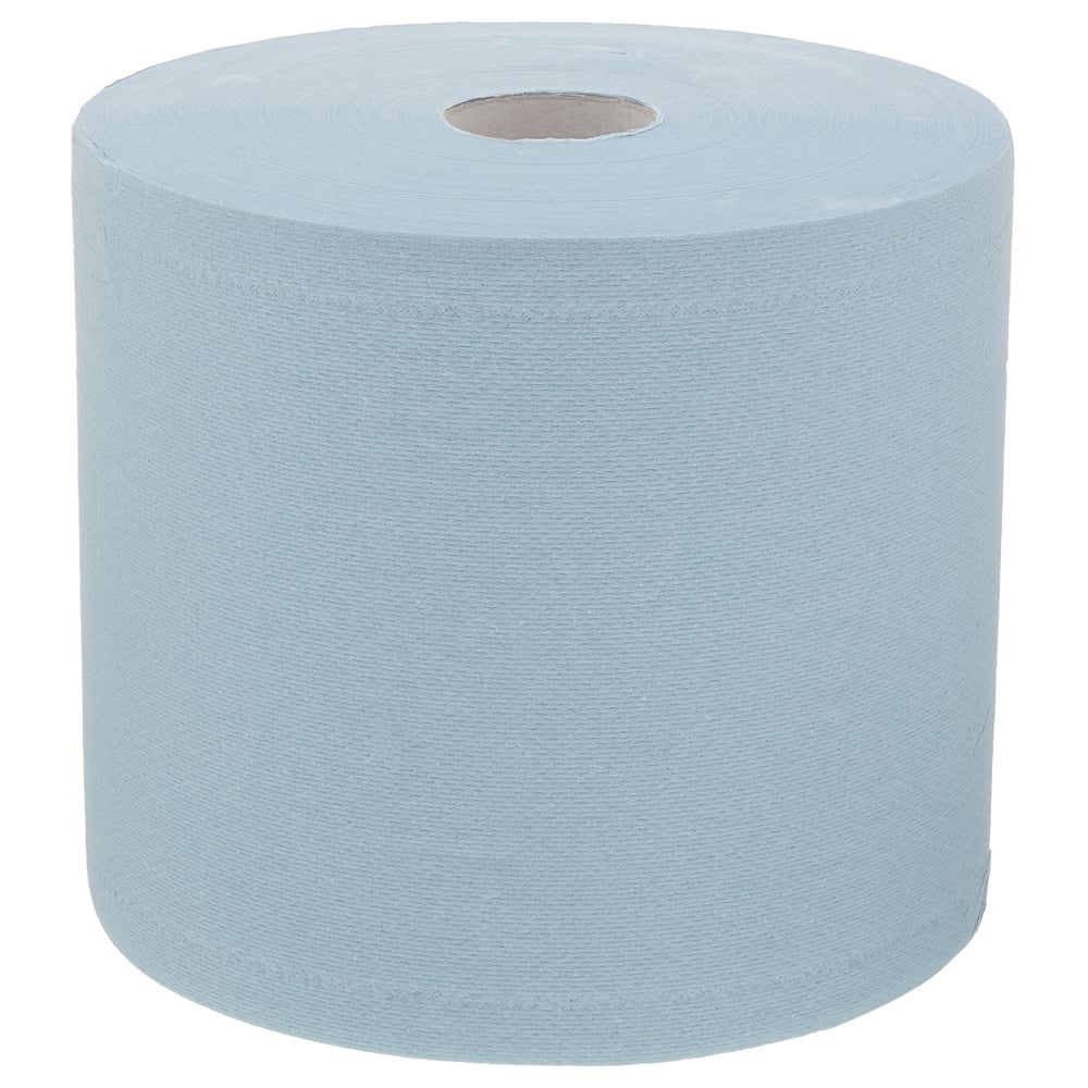 WypAll® L20 Papierwischtuch für Instandhaltungsarbeiten - Großrolle / Blau - 1 Roll  x 500 Sheets | Karton (1 Rolle)