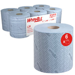 WypAll® L20 Papierwischtuch für Instandhaltungsarbeiten - Zentralentnahme  / Blau /2-lagig - 6 Rolls  x 400 Sheets | Karton (6 Rollen)