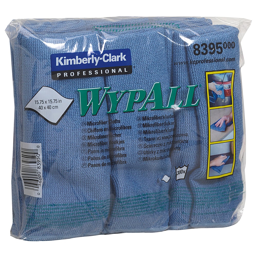 WypAll® Mikrofasertücher - flaches Tuch / 40 x 40 cm