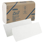 Scott® Handtücher - MultiFold / Weiß /Mittel - 16 Clips  x 250 Sheets | Karton (16 Päckchen)