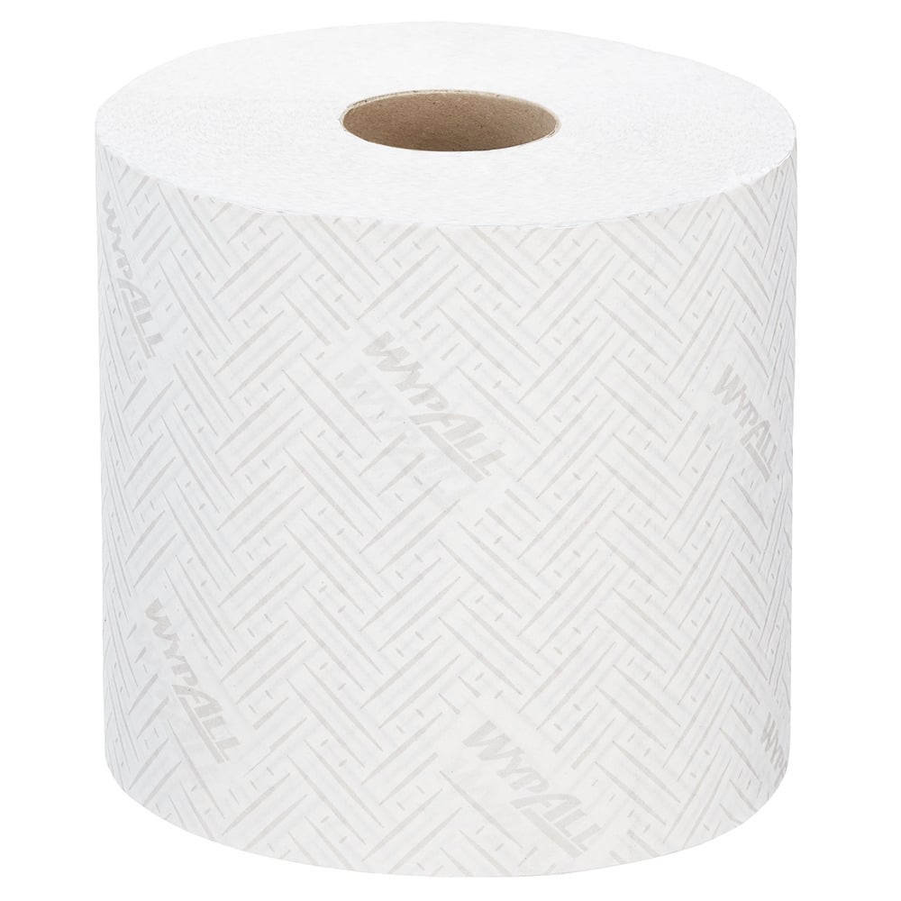 WypAll® L10 Papierwischtuch für Lebensmittel & Hygiene - Zentralentnahme  / Weiß - 6 Rolls  x 800 Sheets | Karton (6 Rollen)