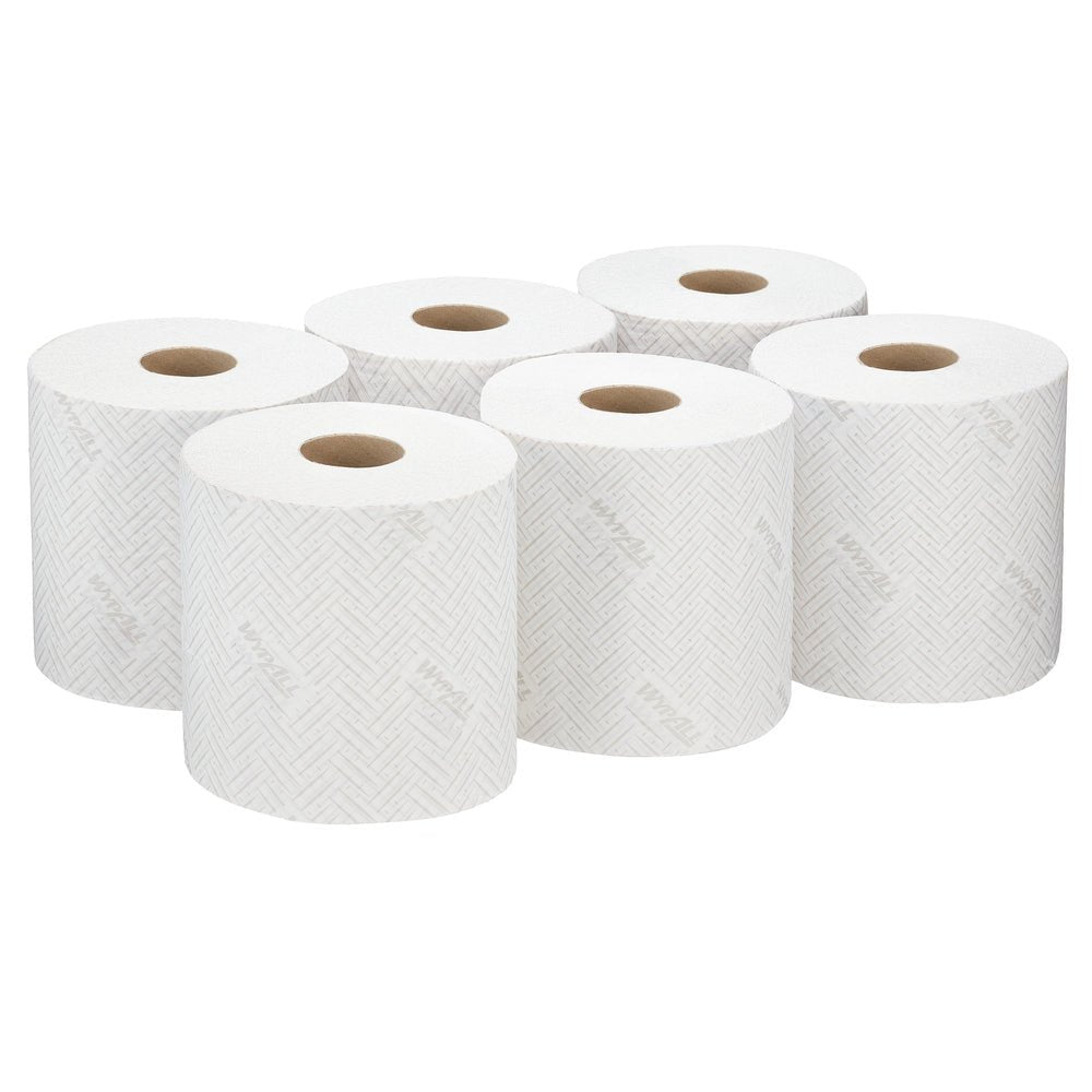 WypAll® L10 Papierwischtuch für Lebensmittel & Hygiene - Zentralentnahme  / Weiß - 6 Rolls  x 800 Sheets | Karton (6 Rollen)