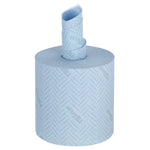 WypAll® L10 Papierwischtuch für Lebensmittel & Hygiene - Zentralentnahme  / Blau /1-lagig - 6 Rolls  x 800 Sheets | Karton (6 Rollen)