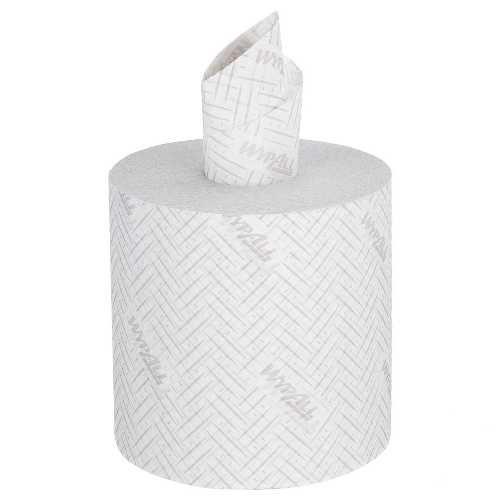 WypAll® L10 Papierwischtuch für Lebensmittel & Hygiene - Zentralentnahme  / Weiß - 6 Rolls  x 800 Sheets | Karton (6 Rollen)