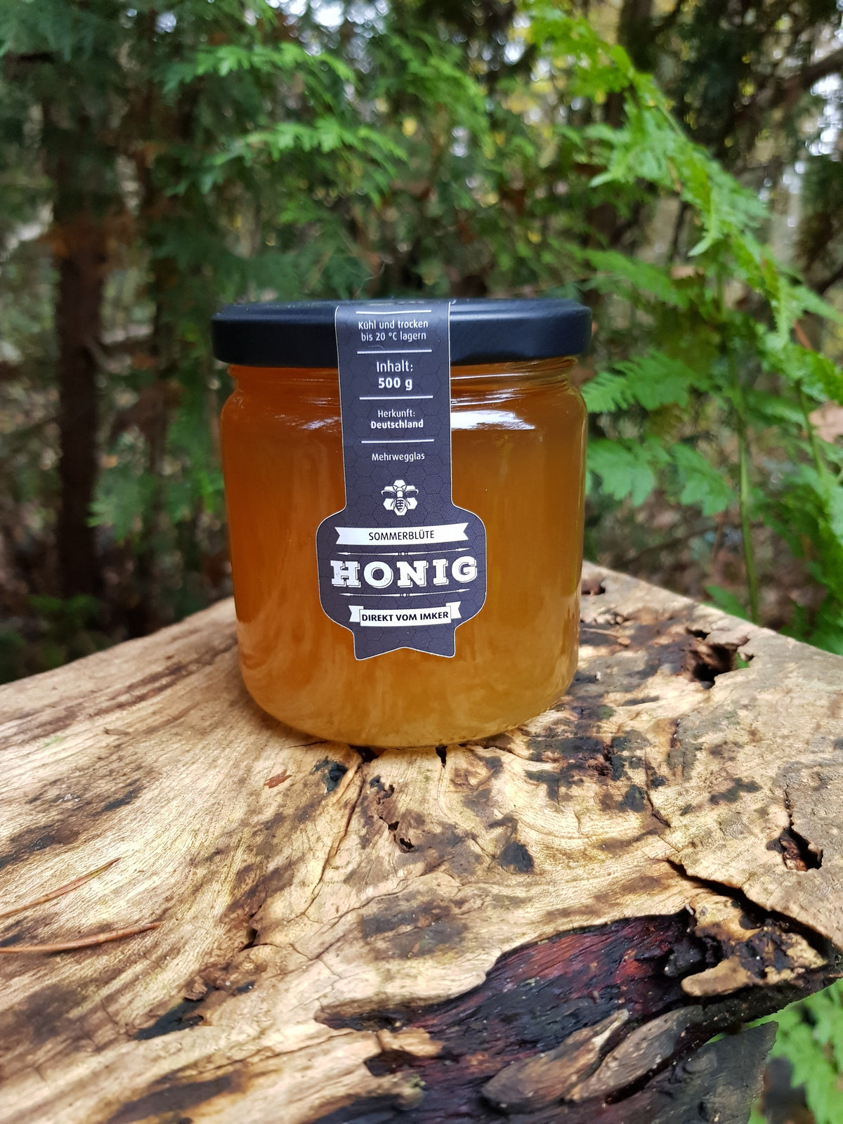 Roh Honig / Deutscher Sommer Blütenhonig - kräftig & vollmundig | 500g