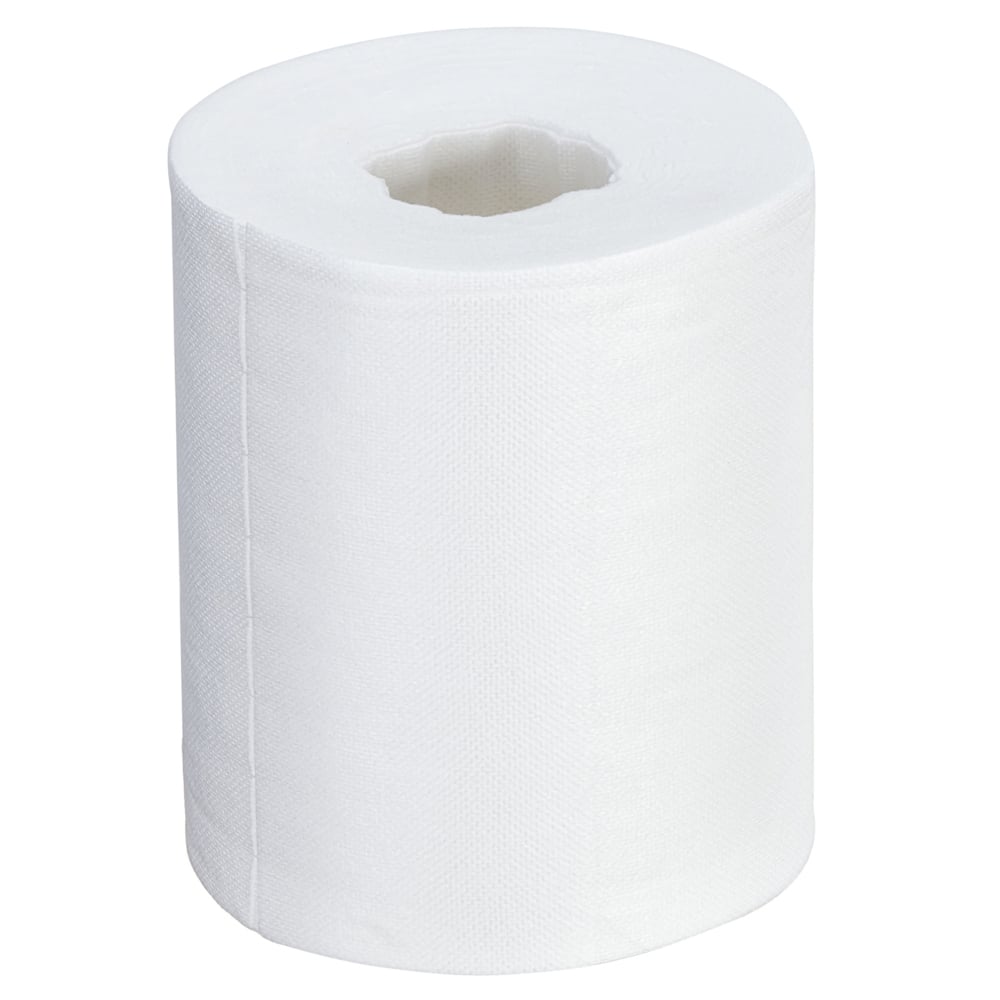 Kimtech® Wischtücher - Zentralentnahme  / Weiß - 6 Rolls  x 225 Sheets | Karton (6 Rollen)