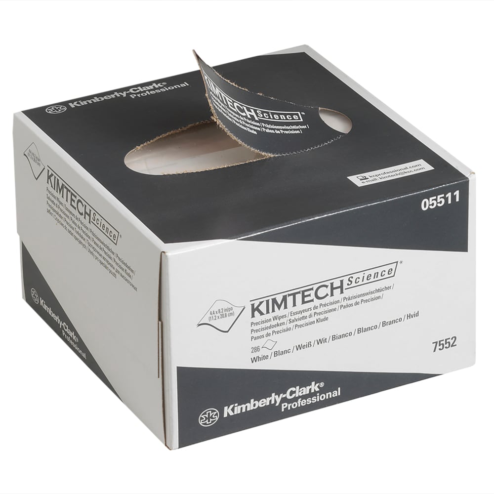 Kimtech® Science Präzisionstücher - Zupfbox / Weiß /Klein | Box (286 Tücher)