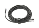 USB 3.2 Gen 1 Kabel 5 m Typ C Stecker zu Stecker Winkel in Schwarz | System-S