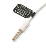 Audio Y Kabel 15 cm Stereo AUX Klinke 3,5 mm Stecker zu 2x Buchse in Weiß | System-S