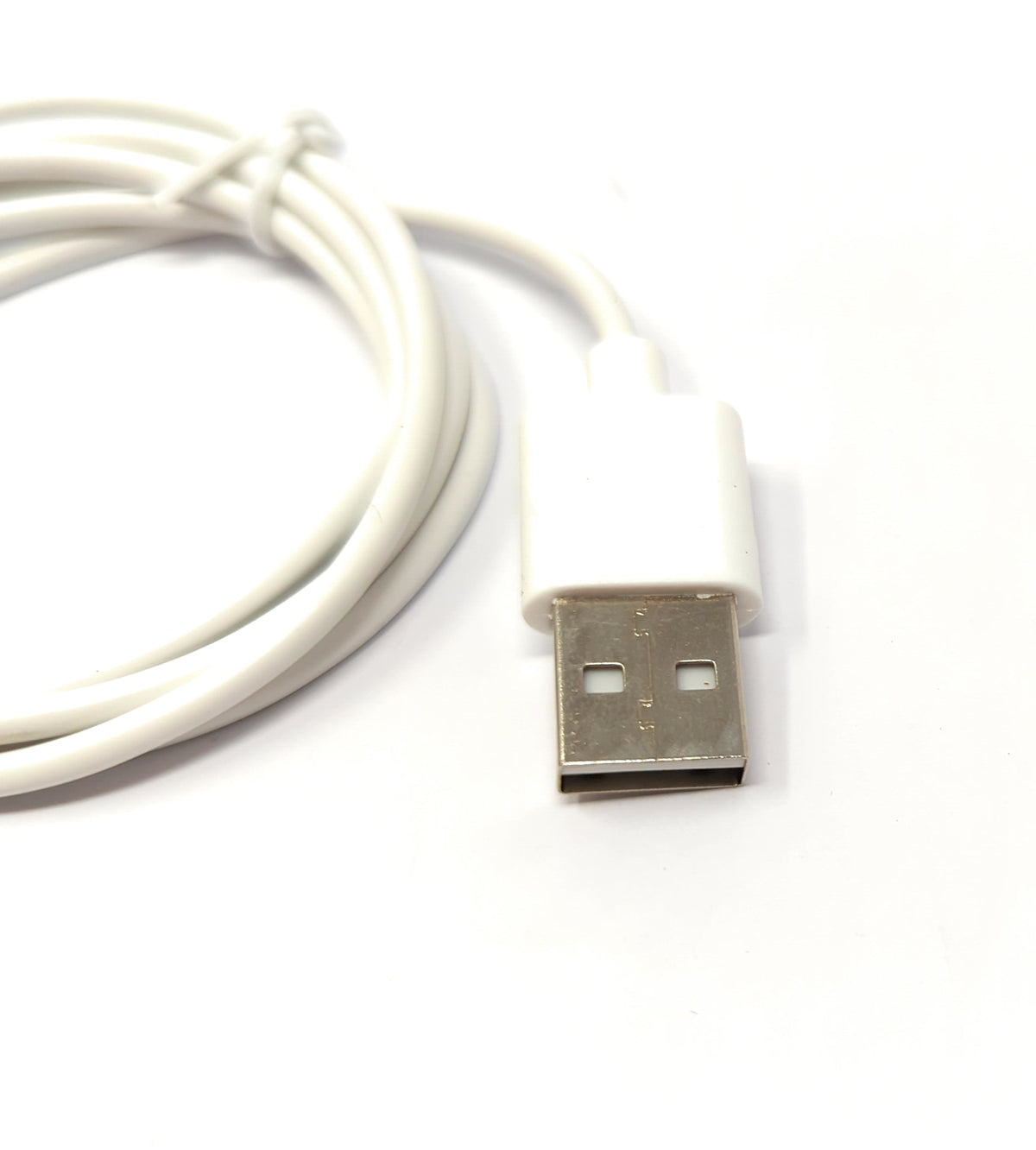 USB 2.0 Kabel 100 cm Ladekabel für Oppo Band 2 Smartwatch in Weiß | System-S