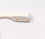 USB 2.0 Kabel 100 cm Ladekabel für Oppo Band 2 Smartwatch in Weiß | System-S
