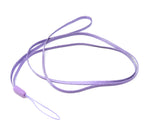 5x Halsband Umhängeband Trageband mit Schlaufe in Lila für Smartphone MP3-Player | System-S