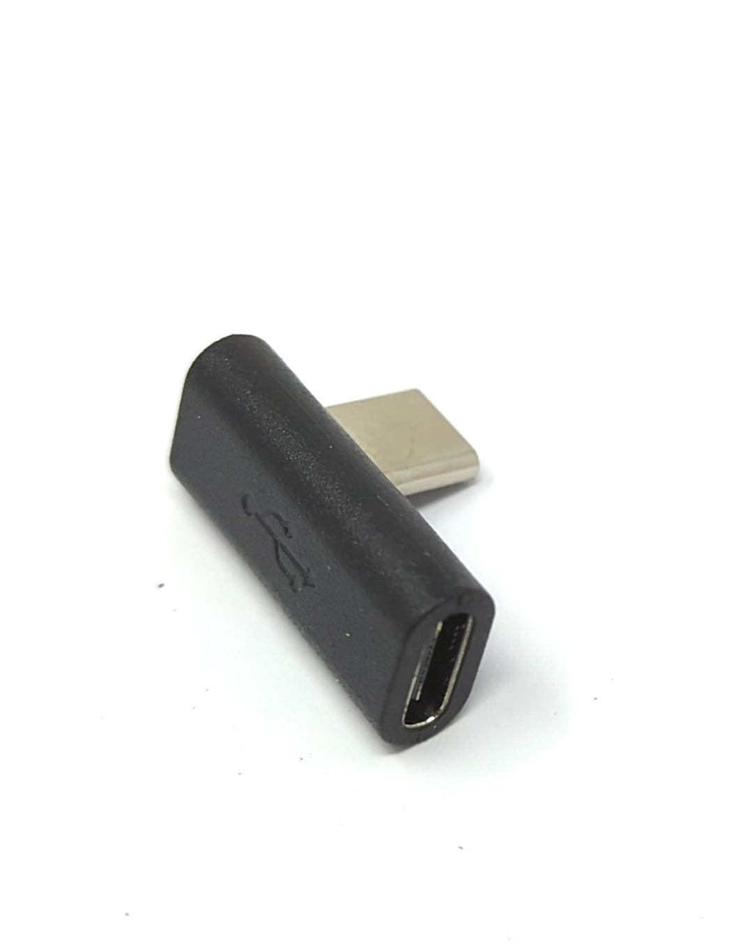USB 2.0 Adapter USB-C Stecker zu USB-C Buchse gewinkelt | System-S