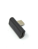 USB 2.0 Adapter USB-C Stecker zu USB-C Buchse gewinkelt | System-S