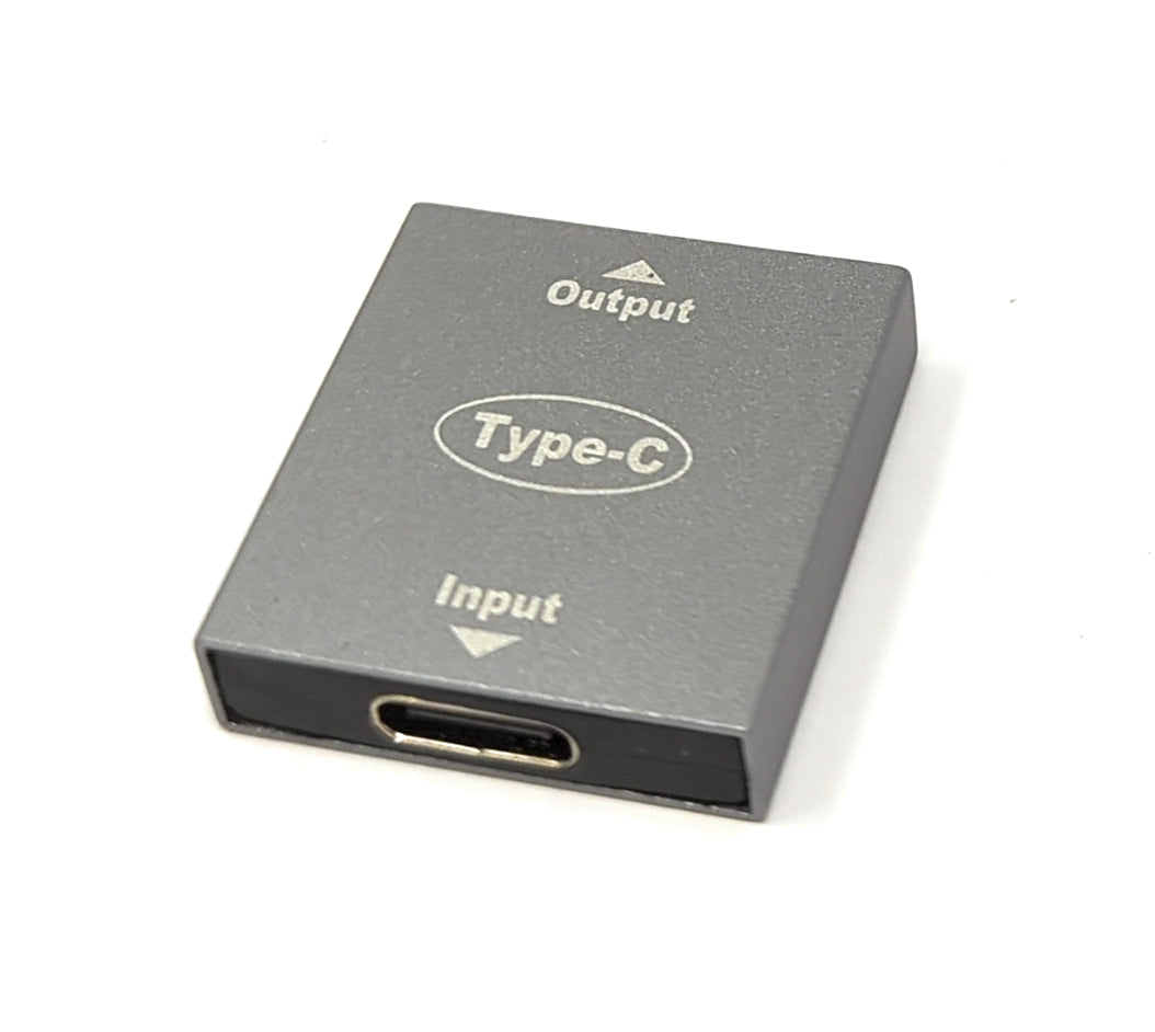 USB 3.1 Y Adapter Typ C Buchse zu 2x Buchse Kabel in Grau | System-S