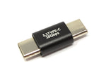 USB 3.1 Gen 2 Adapter Typ C Stecker zu Stecker Kabel in Schwarz | System-S