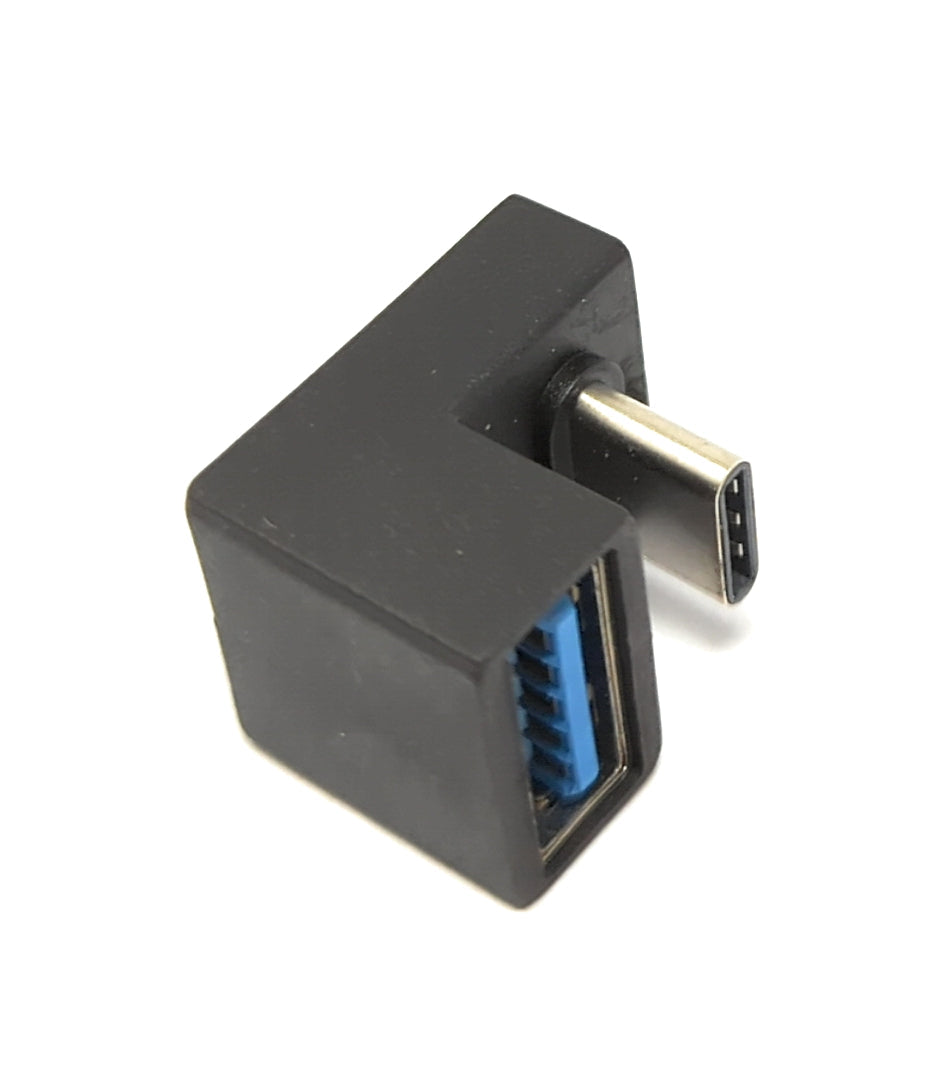USB 3.1 Adapter Typ C Stecker zu 3.0 Typ A Buchse U Turn 180° Winkel Kabel | System-S
