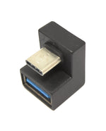 USB 3.1 Adapter Typ C Stecker zu 3.0 Typ A Buchse U Turn 180° Winkel Kabel | System-S