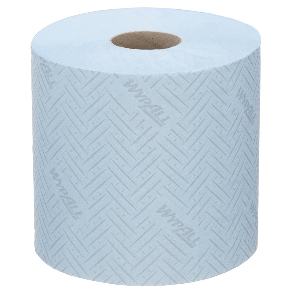 WypAll® L10 Papierwischtuch für Lebensmittel & Hygiene - Centrefeed for Reach+™ / Blau - 6 Rolls  x 630 Sheets | Karton (6 Rollen)