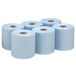WypAll® L10 Papierwischtuch für Lebensmittel & Hygiene - Centrefeed for Reach+™ / Blau - 6 Rolls  x 630 Sheets | Karton (6 Rollen)