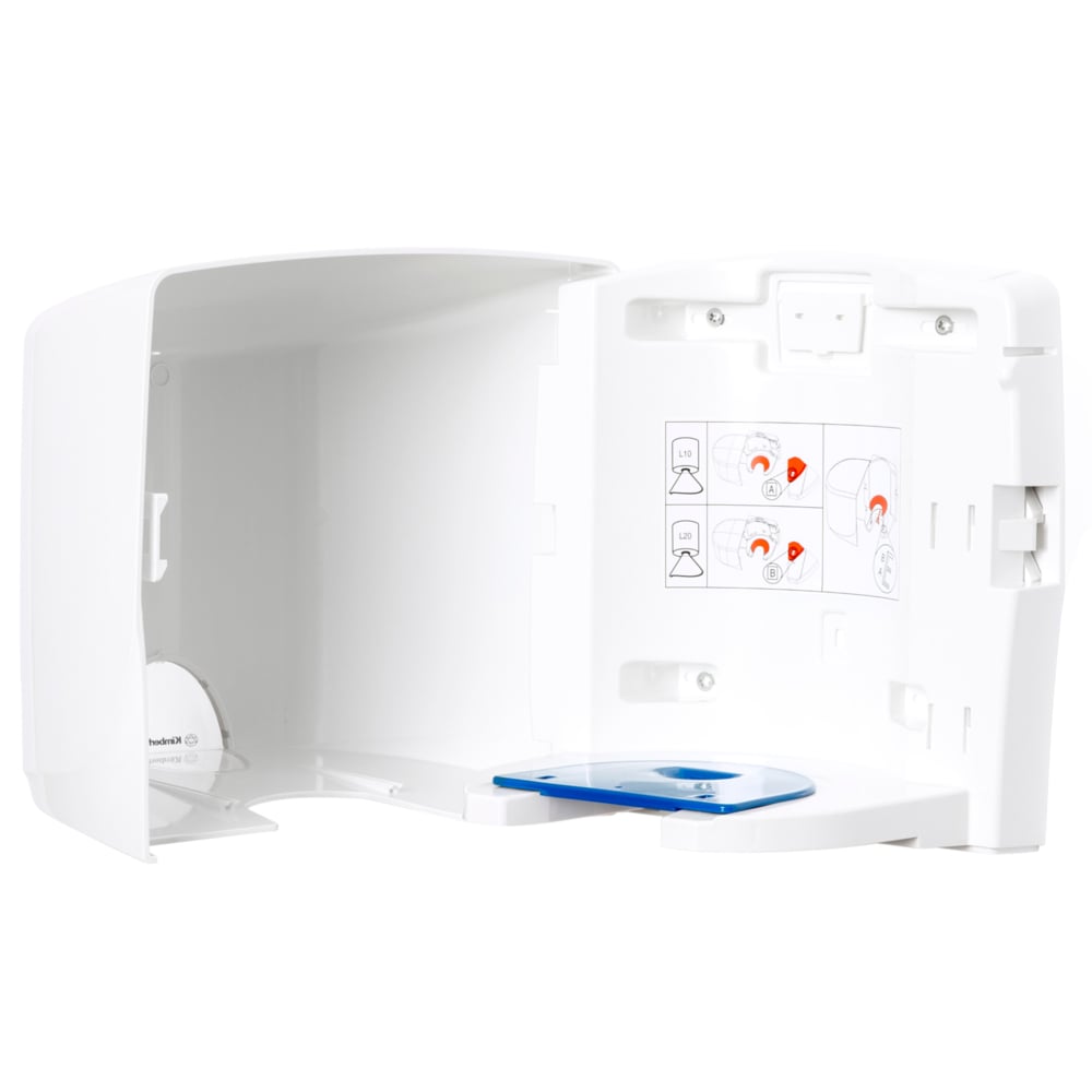 Aquarius™ Wischtuch-Spender - Roll Control / Weiß - 1 Dispenser | Karton (1 Spender)