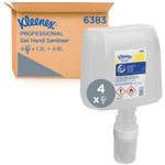 Kleenex® Extra Gel Händedesinfizieren - Kassette / Transparent /1.2 Ltr - 4 Electronic Cassettes | Karton (4 Kartuschen)