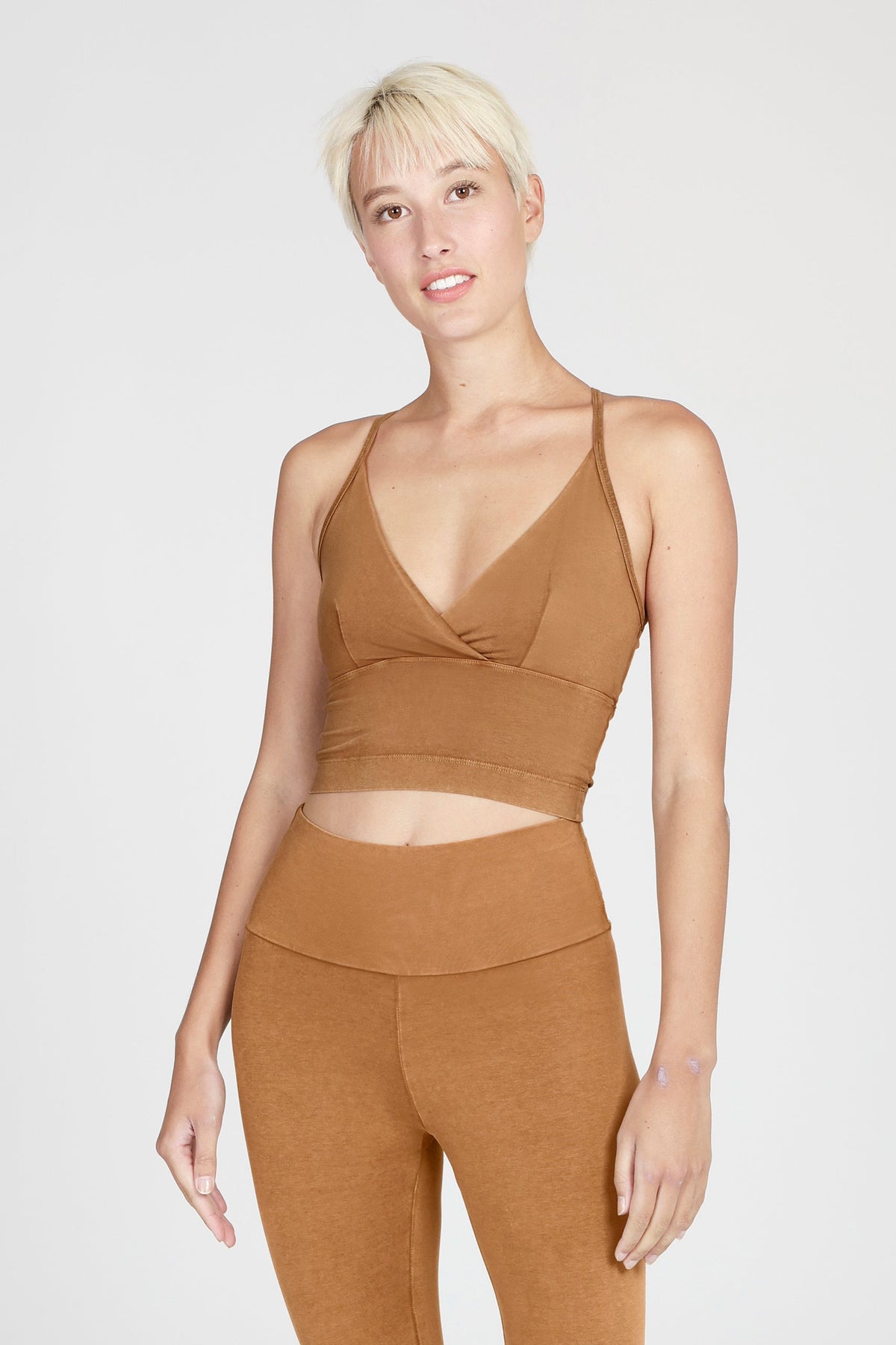 Love Crop Top maroon