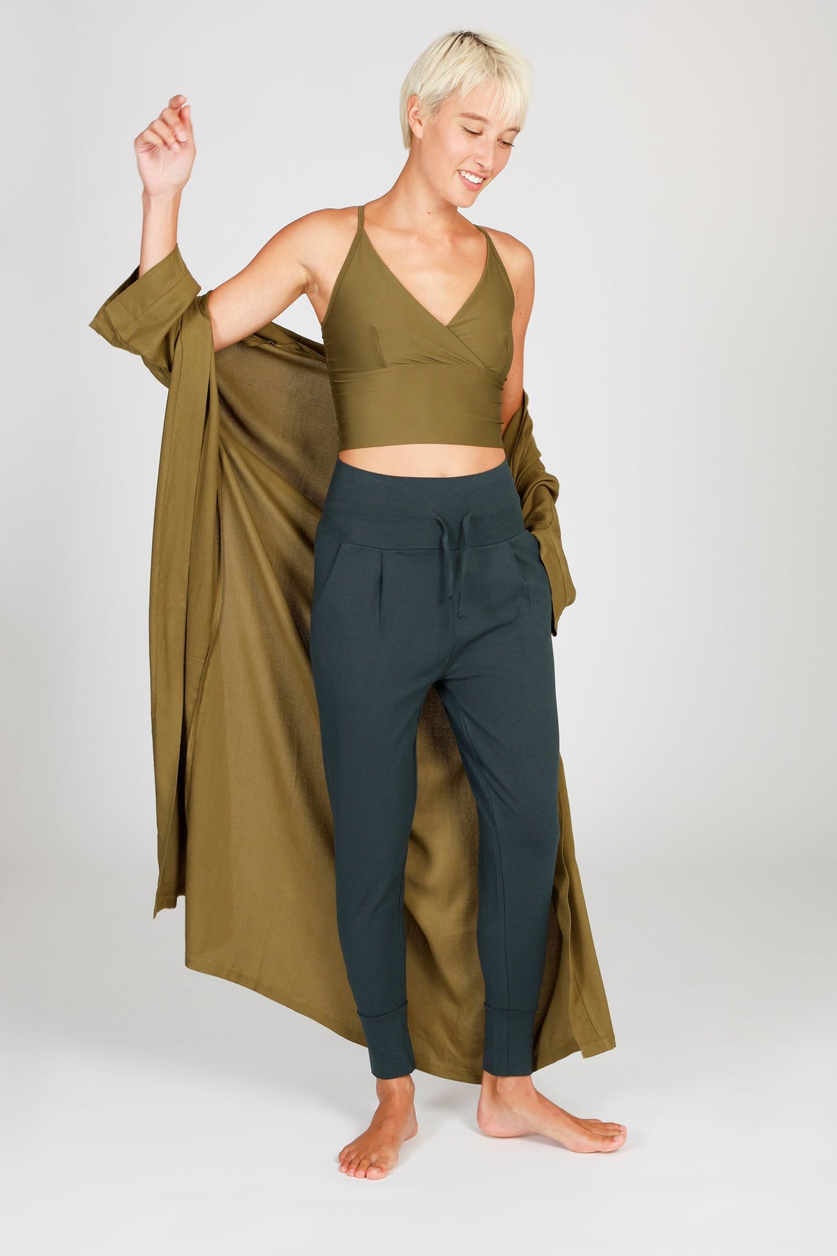 Kismet Kimono (Founder's Look) olive