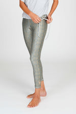 Lux Leggings stone olive snake