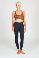 Yoga Bra Top Amba - Desert Snake
