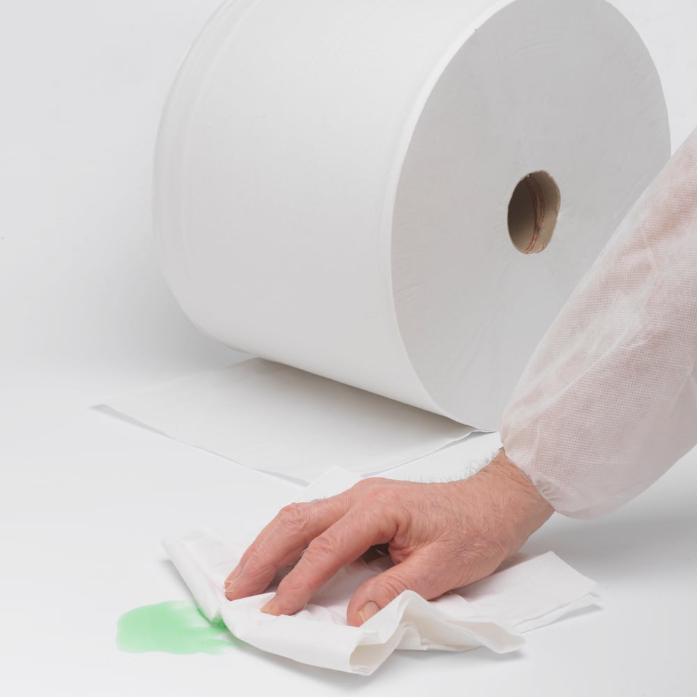 WypAll® L20 Genral Clean - Großrolle / Weiß - 2 Rolls  x 1085 Sheets | Karton (2 Rollen)