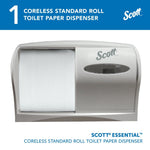 Kimberly-Clark Professional™ Toilet Tissue Spender - Coreless / Weiß - 1 Dispenser | Karton (1 Spender)