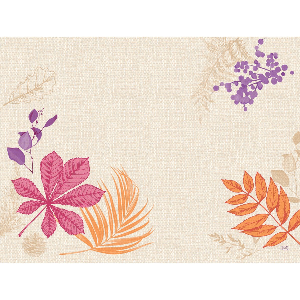 Papier-Tischsets 30x40 cm - Bright Autumn Design für Feste | Packung (250 Stück)