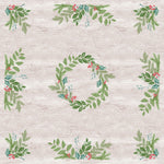 Dunicel Mitteldecke 84x84 cm Winter Greenery | Packung (20 Stück)