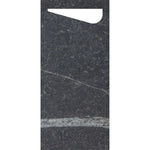 SACCHETTO Marble black 190x85 mm - Elegant | Packung (100 Stück)
