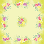 Dunicel Mitteldecke 84x84 cm Soft Tropics - Tischdeko für Events | Karton (1 Packung)