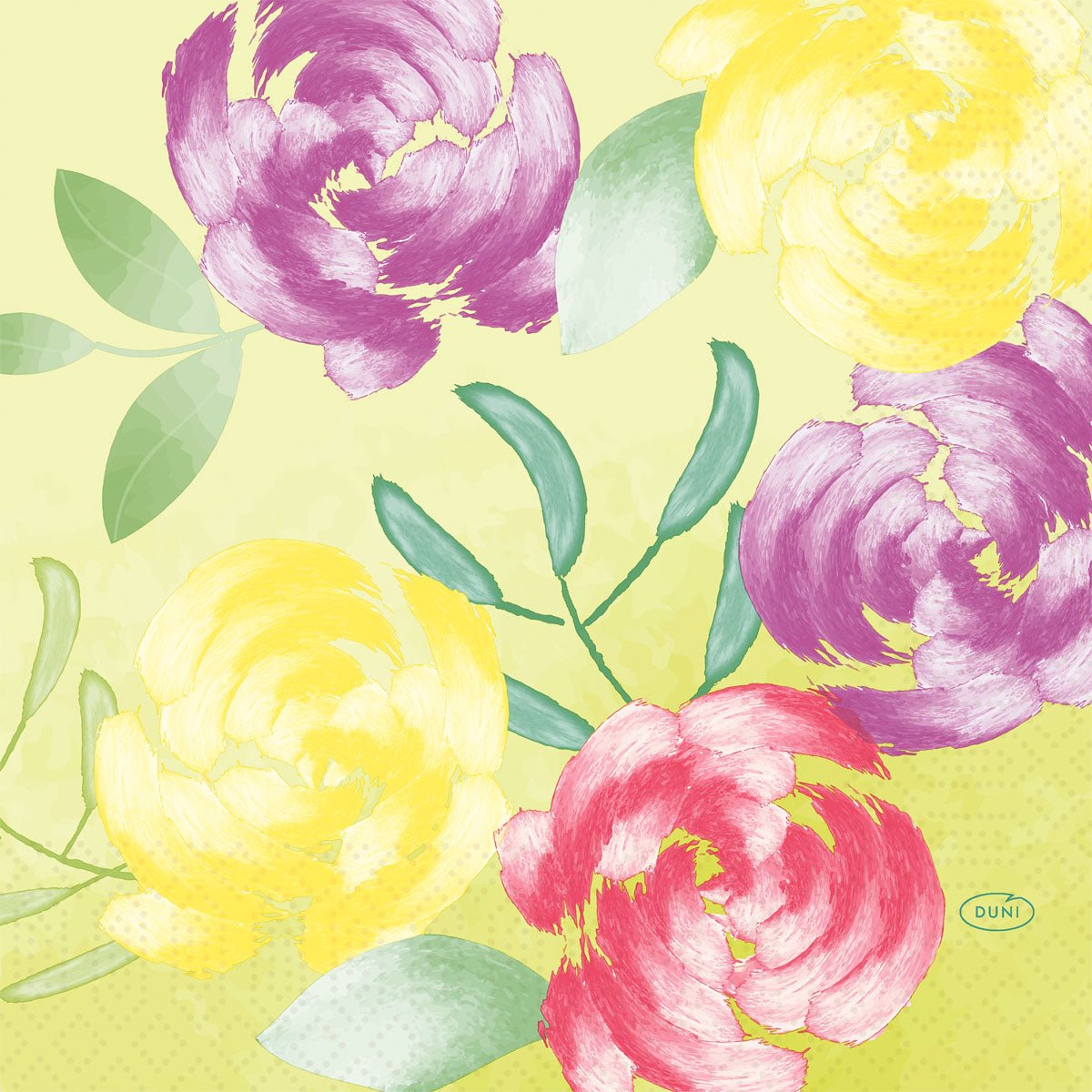 Servietten 33 cm 3-lagig Soft Tropics - Hochwertige Papierservietten | Packung (50 Stück)